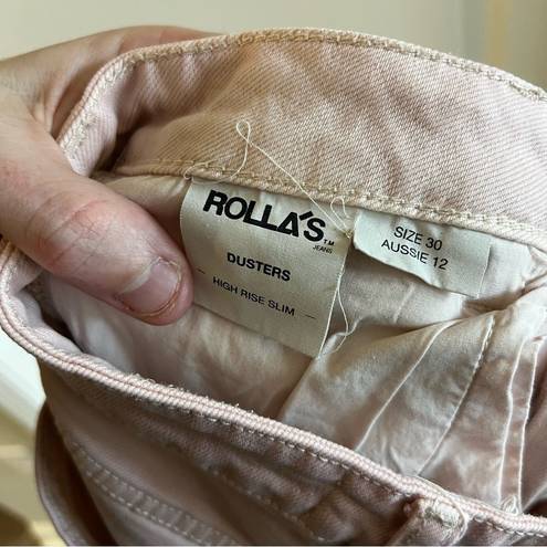 Rolla's 932  Pink Dusters High Rise Slim Jeans Size 30