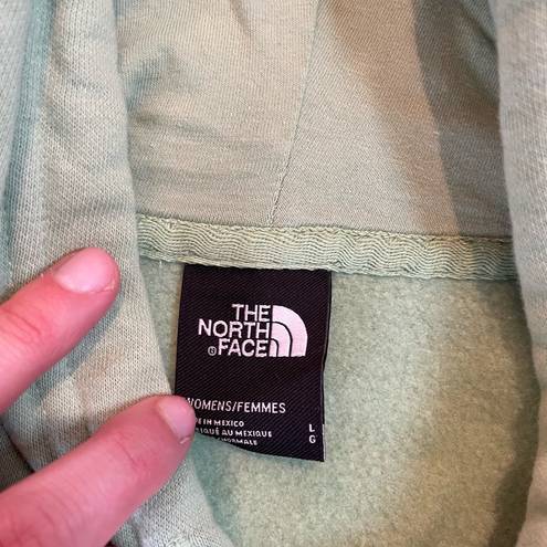 The North Face Green Size Large Hooded Sweatshirt