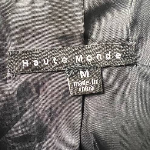 Haute Monde Black Windbreaker Jacket