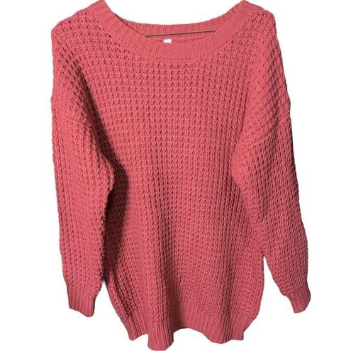 Zenana Outfitters Premium Chunky Knit Crewneck Tunic Sweater