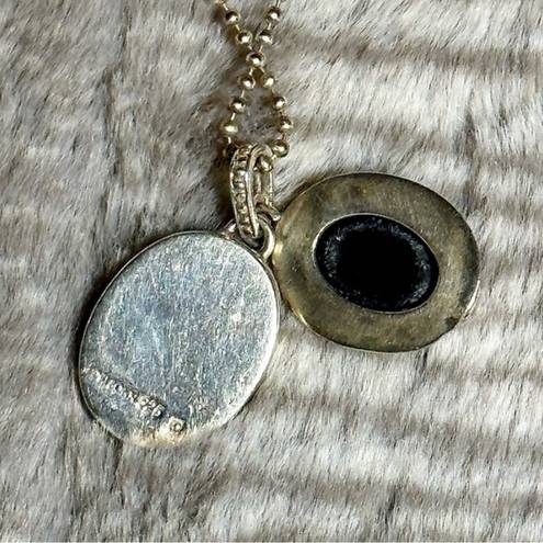 Onyx Lori Bonn Love Locket Sterling & 