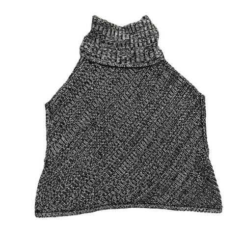 Banana Republic  Factory Women's Small Gray Wool Blend Cowl Neck Poncho Sweater