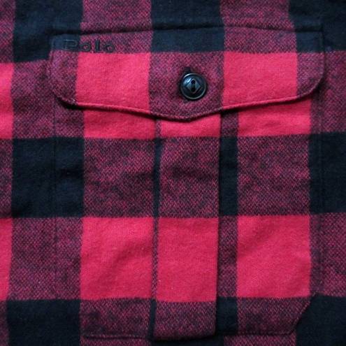 Polo NWT  Ralph Lauren Fringe-Trim Plaid Shirt in Red Black Buffalo Check XXL