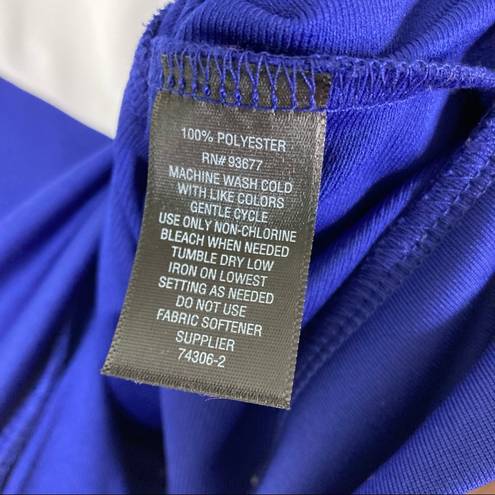 Xersion  | Blue White Stripe Sporty Athletic Jacket Full Zip