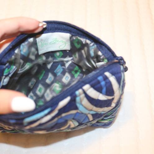 Vera Bradley  Mediterranean Blue Small Cosmetic Bag