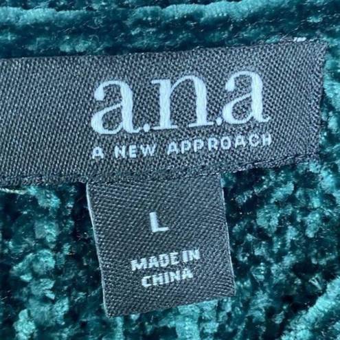 a.n.a NEW  Green Bell Sleeve Sweater Size L