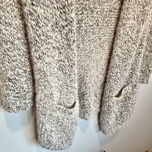 Halston Heritage  Fuzzy Alpaca Blend Duster Cardigan Sweater - size Small