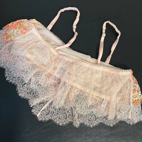 Victoria's Secret Victoria’s Secret Lace Bralette. Size Medium. Pink Multi NWT