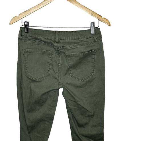 REWASH  Juniors' High-Rise Skinny Pants Green Size 5/27