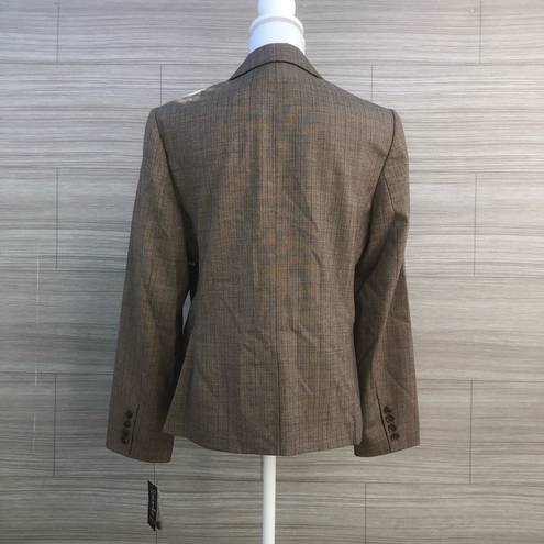 Rafaella tan Blazer Jacket Size 12 new with tags