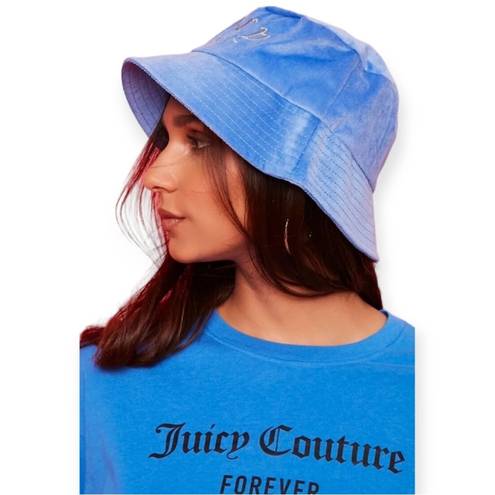 Juicy Couture  x Forever 21 Terry Cloth Bucket Hat Blue New with Tags