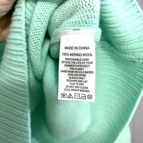 Hill House  Ocean Wave Cropped Silvia Merino Wool Pastel Cottagecore Sweater M