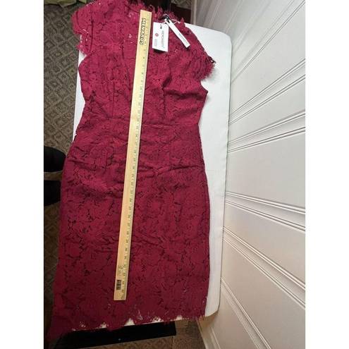 Merokeety  dress NWT Red Lace MIDI Sz M Party Summer Casual Formal Gorgeous