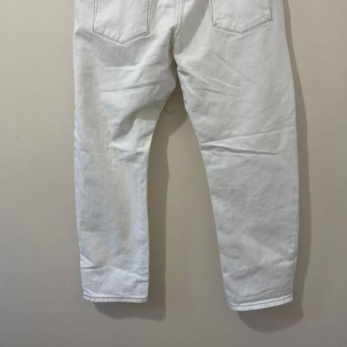 One Teaspoon  Shabbies Boyfriend Jeans in White Beauty Relaxed Fit Size S