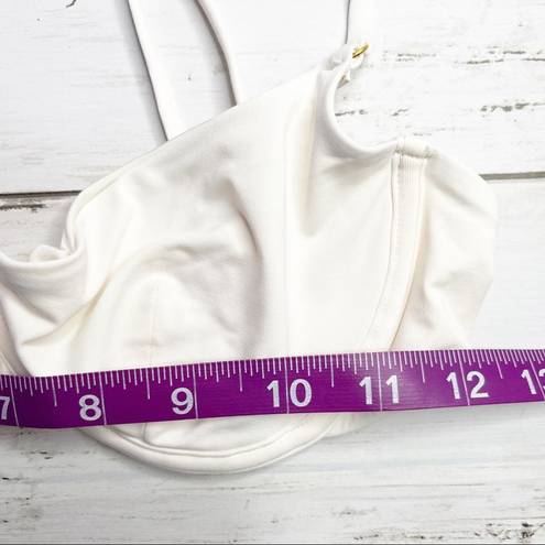We Wore What  Revolve Womens Vintage Bra Bikini Swim Top Size S Off White