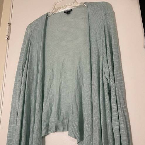 Torrid  Mint Green open front drape lightweight cardigan sweater Plus Size 0