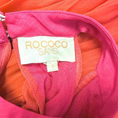 Rococo  Sand Emi Dress Ombre Pink / Red