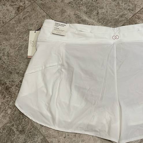 Petal CALIA Anywhere  Hem Running Shorts NWT White XXL