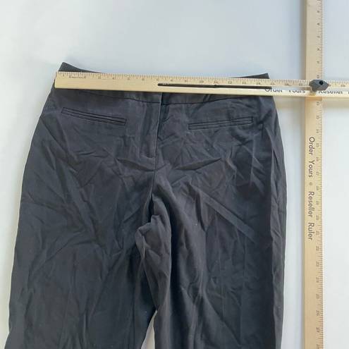 DKNY  Pants Women 4 Black Straight Leg Mid Rise Trousers Business Career Poly VTG