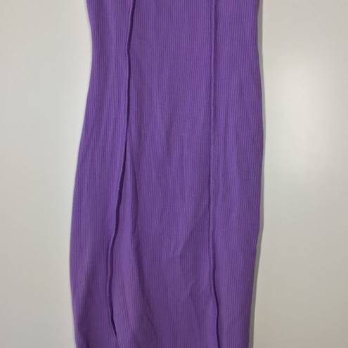 Naked Wardrobe  Lilac Snatched & Sexy Sleeveless BodyCon Dress lavender