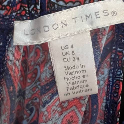 London Times  Grecian style maxi dress size 4