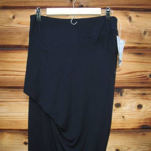 Young Fabulous and Broke NWT  Sassy Asymmetrical Maxi Skirt in Dark Blue