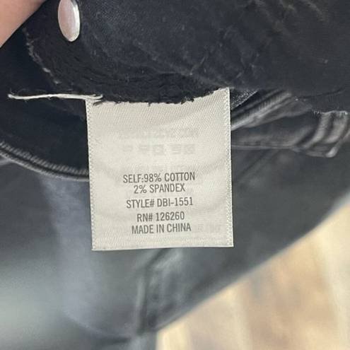 Harper  Gray Wash Skinny Jeans Split Hem Womens Size 30 Cotton Stretch