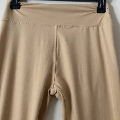 Butter Soft Conceited High Waist Soft Yoga cropped Leggings nude tan beige OSFM
