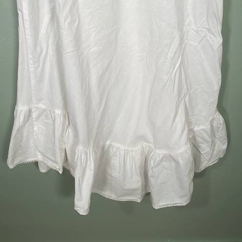 Vintage California Dynasty 100% Cotton Nightgown White Size M