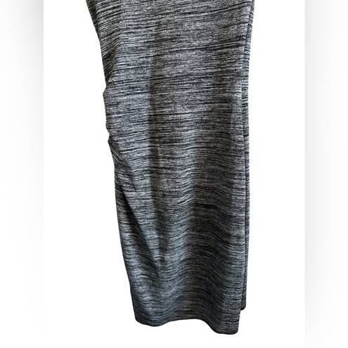 RD Style  Women's Small Sleeveless Formal Comfy Charcoal Ruched Sleeveless Dress