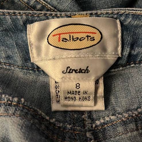 Talbots 1406- size 8 cropped jeans