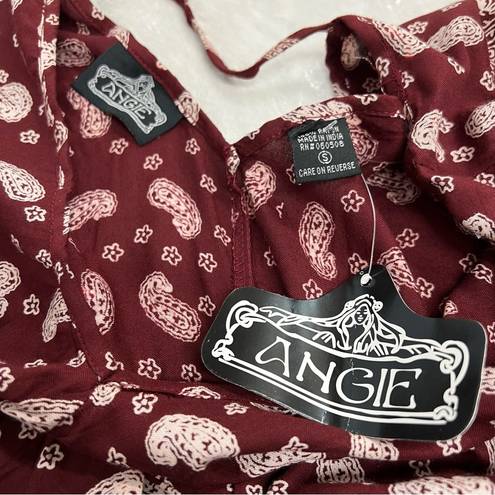 Angie  boho paisley handkerchief style small dress