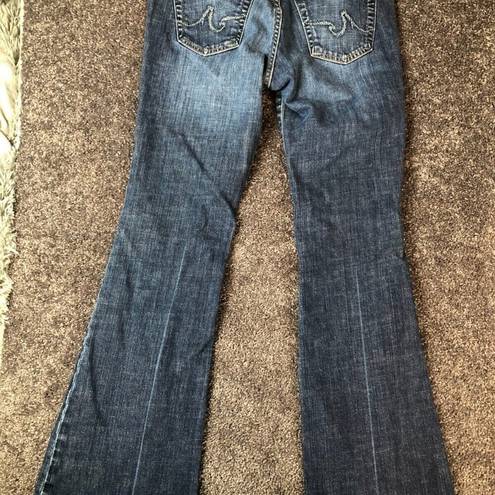 AG Adriano Goldschmied  The Club Flared Jeans Womens 28R Western Stretch Denim