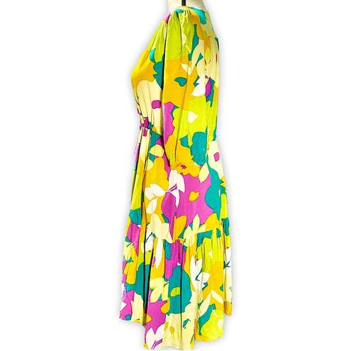 Abel the label ATL  Bright Floral Fit & Flare Dress