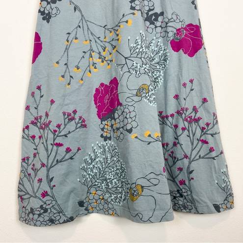 Patagonia  Margot Organic Cotton Gray Pink Floral Casual Dress Size XS