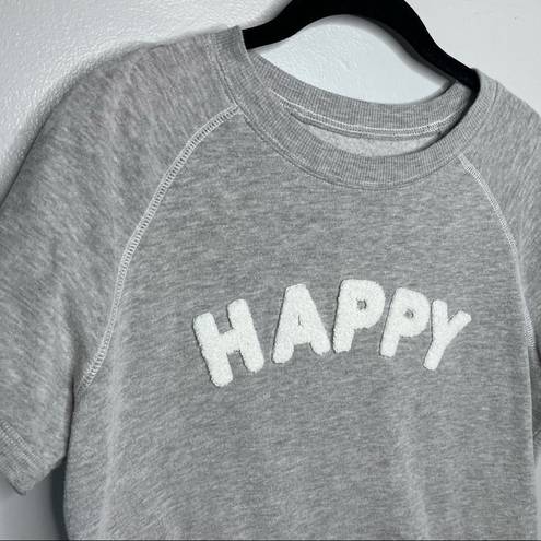 Grayson Threads  Graphic HAPPY Short Sleeve Sweatshirt Shirt Top Small