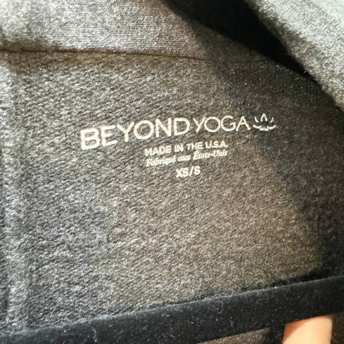 Beyond Yoga  Spacedye Grey Long Sleeve Oversized Open Front Cardigan - XS/S