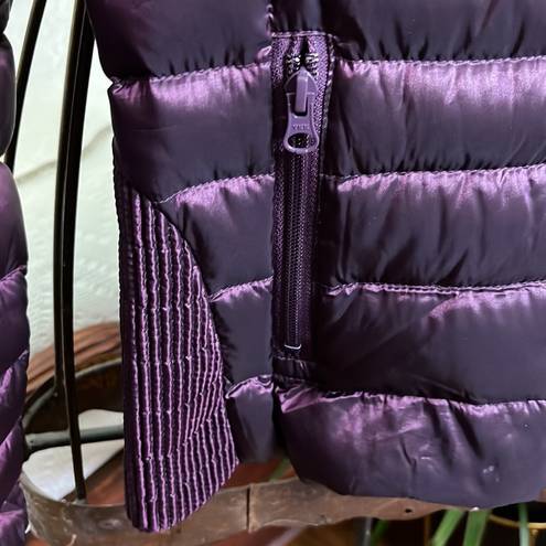 Bernardo 90% Goosedown Jacket Pockets Puffy Purple Size Small