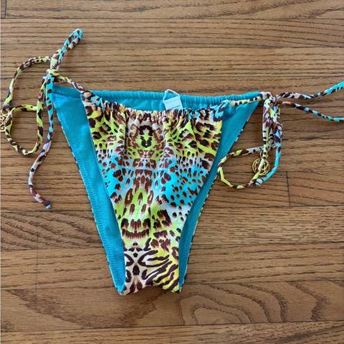 Luli Fama  Animal Print Bikini Bottoms