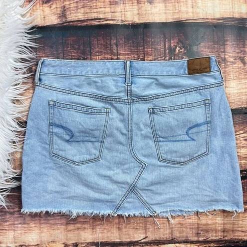 American Eagle  Denim Skirt Light Wash