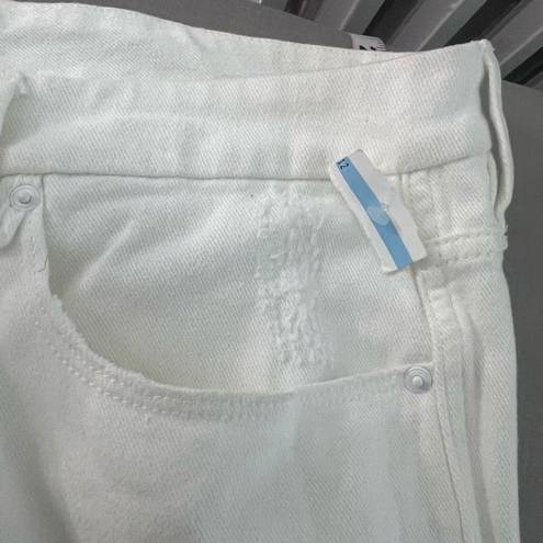 Good American  good curve ivory white cropped new without tags jeans