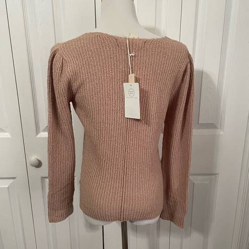 Saltwater Luxe  Blush Fitted Sweater size XL