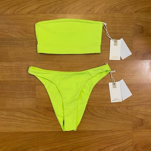 Good American  Better Band Top & Better Cheeky Bottom Bikini Set