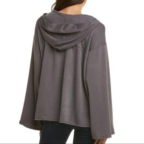 Max Studio  Grey Fleece-lined Sweatshirt Hoodie