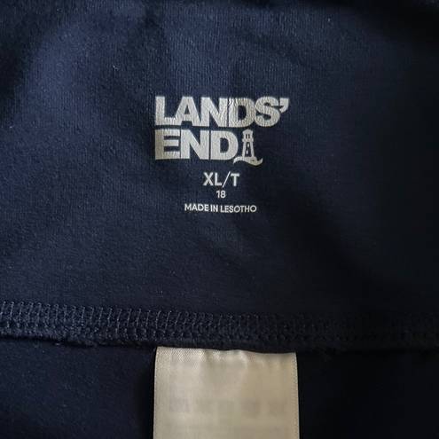 Lands'End New  Womens Active Blue Leggings XLT Extra Large