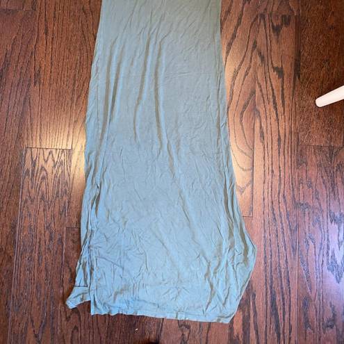 Acting Pro Women's Sage Green T-Shirt Maxi Dress Size M