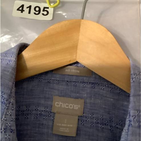 Chico's Chico’s 100% linen shirt size 8