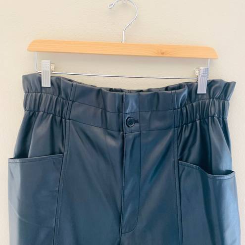 Madewell // NWOT Leather Pull On Paperbag Pants