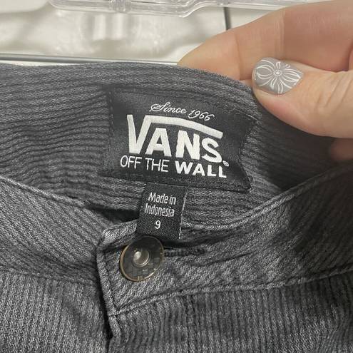 Vans  Chino Shorts Women's 3 Gray Vintage Y2K Logo