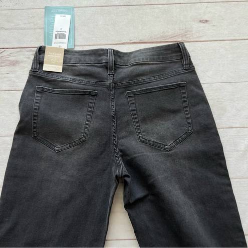 Coldwater Creek NWT  Womens Mid Rise Slim leg denim Black jeans Size 8T